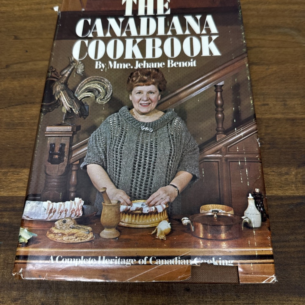 Vintage 1970 The Canadian Cookbook  Jehane Benoit First Edition Hardcover